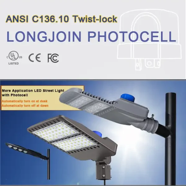 JL-240TZA-14 & JL-205C Twist Photo Cell Switch 24V, 12V, 48V DC Long-join - Image 2