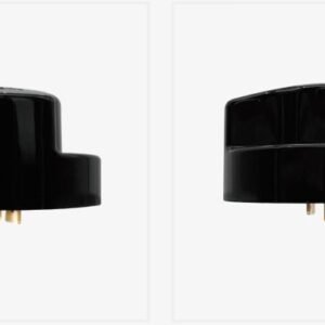 JL-208-IP67 NEMA shorting cap: top, side and contact views
